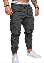 Load image into Gallery viewer, 2018 Brand Men&#39;s Pants Hip Hop Harem Joggers Pants Male Trousers Men Joggers Solid Multi-pocket Pants Elastic Waist Sweatpants