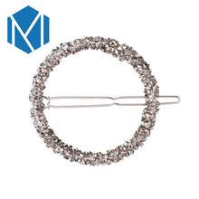 Load image into Gallery viewer, Fashion Woman Hair Accessories Triangle Hair Clip Pin Metal Geometric Alloy Hairband Moon Circle Hairgrip Barrette Girls Holder