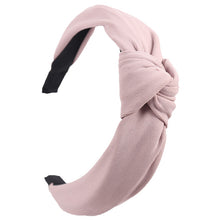 Load image into Gallery viewer, Solid Soft Knotted Flamingo Headband Hairband For Women Lady Bow Hair Hoop Hair Accessories Headwear