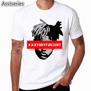 Xxxtentacion Character Print T-Shirt Fashion Casual Fitness Cool O-neck Men's T Shirt Summer Short Sleeve Men Clothing