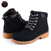 Load image into Gallery viewer, ROXDIA Faux Suede Leather Men Boots Spring Autumn And Winter Man Shoes Ankle Boot Men&#39;s Snow Shoe Work Plus Size 39-46 RXM560