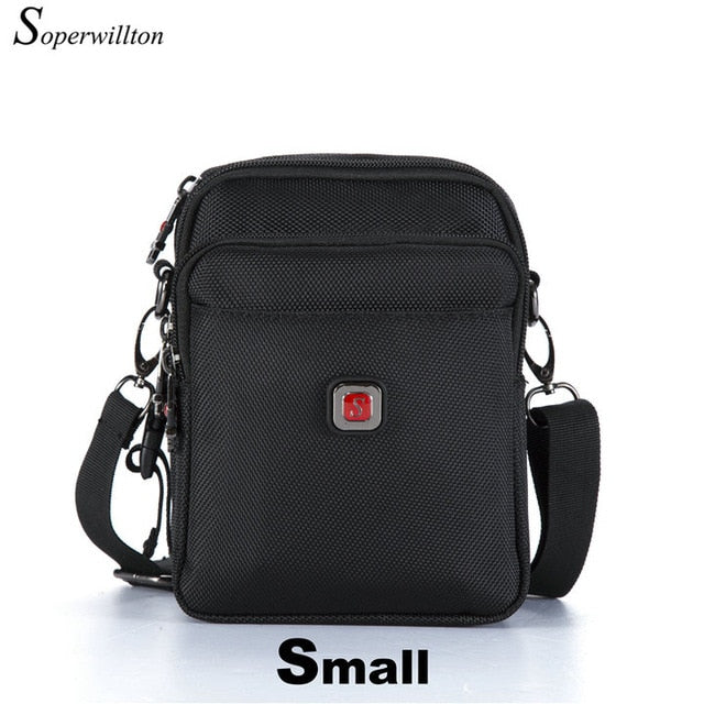 Soperwillton Brand Men's Bag Messenger Bag Waterproof Men Belt Bag Oxford 1680D Zipper Bag Crossbody For Male DropShipping #1052