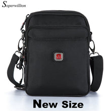 Load image into Gallery viewer, Soperwillton Brand Men&#39;s Bag Messenger Bag Waterproof Men Belt Bag Oxford 1680D Zipper Bag Crossbody For Male DropShipping #1052