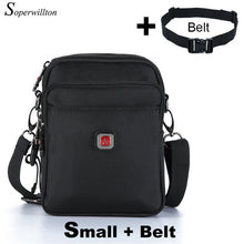 Load image into Gallery viewer, Soperwillton Brand Men&#39;s Bag Messenger Bag Waterproof Men Belt Bag Oxford 1680D Zipper Bag Crossbody For Male DropShipping #1052