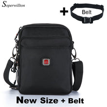 Load image into Gallery viewer, Soperwillton Brand Men&#39;s Bag Messenger Bag Waterproof Men Belt Bag Oxford 1680D Zipper Bag Crossbody For Male DropShipping #1052