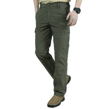 Load image into Gallery viewer, Quick Dry Casual Pants Men Summer Army Military Style Trousers Men&#39;s Tactical Cargo Pants Male lightweight Waterproof Trousers