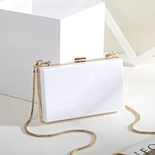 Load image into Gallery viewer, BELLA JOY New Acrylic Transparent Women Clutch Bag Chain Luxury Brand Women Messenger Bag Evening Bag Handbag Chain Shoulder Bag