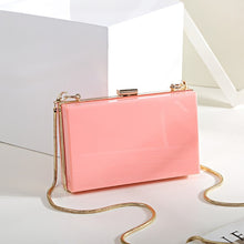 Load image into Gallery viewer, BELLA JOY New Acrylic Transparent Women Clutch Bag Chain Luxury Brand Women Messenger Bag Evening Bag Handbag Chain Shoulder Bag