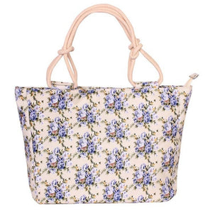 2018 Fashion Folding Women Big Size Handbag Tote Ladies Casual Flower Printing Canvas Graffiti Shoulder Bag Beach Bolsa Feminina