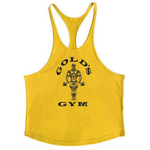 Load image into Gallery viewer, Muscleguys Cotton Gyms Tank Tops Men Sleeveless Tanktops For Boys Bodybuilding Clothing Undershirt Fitness Stringer Golds Vest