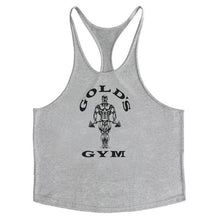 Load image into Gallery viewer, Muscleguys Cotton Gyms Tank Tops Men Sleeveless Tanktops For Boys Bodybuilding Clothing Undershirt Fitness Stringer Golds Vest