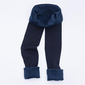 Autumn Winter Fashion Explosion Model Plus Thick Velvet Warm Seamlessly Integrated Inverted Cashmere Leggings Warm Pants