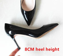 Load image into Gallery viewer, Brand Shoes Woman High Heels Ladies Shoes 12CM Heels Pumps Women Shoes High Heels Sexy Black Beige Wedding Shoes Stiletto B-0043