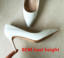 Load image into Gallery viewer, Brand Shoes Woman High Heels Ladies Shoes 12CM Heels Pumps Women Shoes High Heels Sexy Black Beige Wedding Shoes Stiletto B-0043