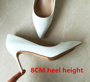 Brand Shoes Woman High Heels Ladies Shoes 12CM Heels Pumps Women Shoes High Heels Sexy Black Beige Wedding Shoes Stiletto B-0043