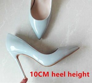 Brand Shoes Woman High Heels Ladies Shoes 12CM Heels Pumps Women Shoes High Heels Sexy Black Beige Wedding Shoes Stiletto B-0043