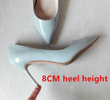 Load image into Gallery viewer, Brand Shoes Woman High Heels Ladies Shoes 12CM Heels Pumps Women Shoes High Heels Sexy Black Beige Wedding Shoes Stiletto B-0043