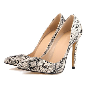 Women Pumps Leopard Shoes High Heels Sexy Pointed Toes Wedding Shoes Woman Stiletto Heel Office Lady Dress Shoes Casual Evening