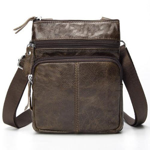 WESTAL Messenger Bag Men Shoulder bag Genuine Leather Small male man Crossbody bags for Messenger men Leather bags Handbags M701