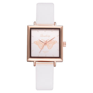 2018 Top Brand Square Women Bracelet Watch Contracted Leather Crystal WristWatches Women Dress Ladies Quartz Clock Dropshiping