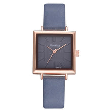 Load image into Gallery viewer, 2018 Top Brand Square Women Bracelet Watch Contracted Leather Crystal WristWatches Women Dress Ladies Quartz Clock Dropshiping