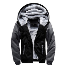 Load image into Gallery viewer, LBL Casual Mens Fleece Warm Hoodies Winter Outwear Thicken Jacket Men Slim Fit Zipper Hooded Hoody Man Streetwear Tracksuit Male