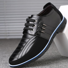 Load image into Gallery viewer, REETENE Plus Size 37-48 Leather Casual Shoes Men High Quality Leather Men Casual Shoes Autumn Leather Shoes For Men Flat Shoes