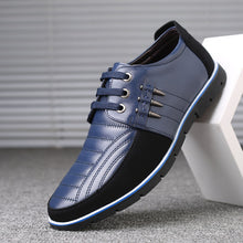 Load image into Gallery viewer, REETENE Plus Size 37-48 Leather Casual Shoes Men High Quality Leather Men Casual Shoes Autumn Leather Shoes For Men Flat Shoes