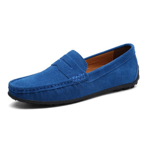 Men Casual Shoes Fashion Male Shoes Suede Leather Men Loafers leisure Moccasins Slip On Men's driving Shoes Large Size 6.5-11