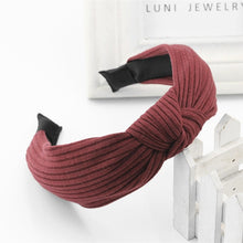 Load image into Gallery viewer, Solid Soft Knotted Flamingo Headband Hairband For Women Lady Bow Hair Hoop Hair Accessories Headwear