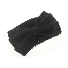 Load image into Gallery viewer, Winter Warmer Ear Knitted Headband Turban For Lady Women Crochet Bow Wide Stretch Hairband Headwrap Hair Accessories