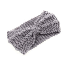 Load image into Gallery viewer, Winter Warmer Ear Knitted Headband Turban For Lady Women Crochet Bow Wide Stretch Hairband Headwrap Hair Accessories