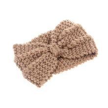 Load image into Gallery viewer, Winter Warmer Ear Knitted Headband Turban For Lady Women Crochet Bow Wide Stretch Hairband Headwrap Hair Accessories