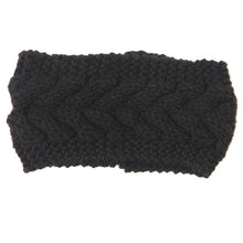 Load image into Gallery viewer, Winter Warmer Ear Knitted Headband Turban For Lady Women Crochet Bow Wide Stretch Hairband Headwrap Hair Accessories