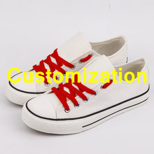 Load image into Gallery viewer, Hot Sale Men Canvas Shoes Customziation Print Designer Adults Team Shoes Graffiti Casual Shoes Espadrilles Gift Tenis Masculinos