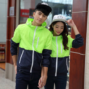 Mens Windbreaker Jacket Men Hoodie Coats 2018 Fashion Man Women Hooded Couple Thin Jackets Zipper Outwear Fit Hombre