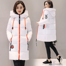 Load image into Gallery viewer, Parka Women 2018 Winter Jacket Women Coat Hooded Outwear Female Parka Thick Cotton Padded Lining Winter Female Basic Coats Z30