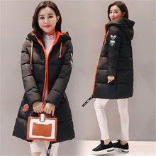 Load image into Gallery viewer, Parka Women 2018 Winter Jacket Women Coat Hooded Outwear Female Parka Thick Cotton Padded Lining Winter Female Basic Coats Z30