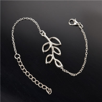 Simple Style Silver Plated Charm Bracelet Jewelry Gift Wedding Banquet Wholesale Top Quality