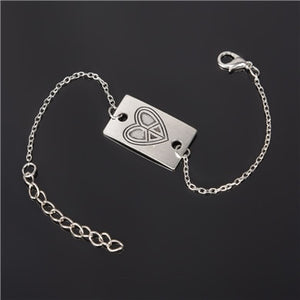 Simple Style Silver Plated Charm Bracelet Jewelry Gift Wedding Banquet Wholesale Top Quality