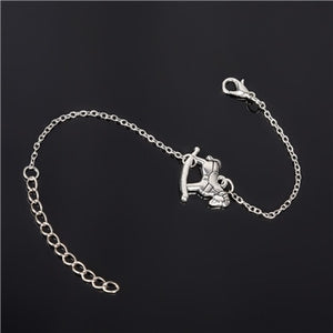 Simple Style Silver Plated Charm Bracelet Jewelry Gift Wedding Banquet Wholesale Top Quality