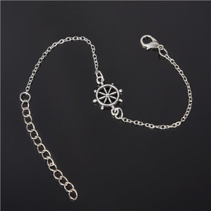 Simple Style Silver Plated Charm Bracelet Jewelry Gift Wedding Banquet Wholesale Top Quality