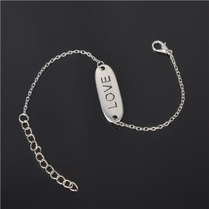 Simple Style Silver Plated Charm Bracelet Jewelry Gift Wedding Banquet Wholesale Top Quality