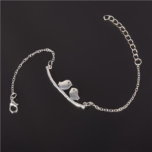 Simple Style Silver Plated Charm Bracelet Jewelry Gift Wedding Banquet Wholesale Top Quality