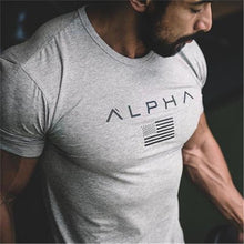 Load image into Gallery viewer, 2018 New Brand Clothing Gyms Tight Cotton T-shirt Mens Fitness T-shirt Homme Gyms T Shirt Men Fitness Crossfit Summer Tees Tops