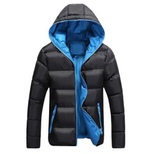 Load image into Gallery viewer, Varsanol Winter Mens Jackets Casual New Hooded Thick Padded Men&#39;s parkas Jacket Coats Warm Zipper Slim Tops Outwear 3xl