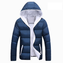 Load image into Gallery viewer, Varsanol Winter Mens Jackets Casual New Hooded Thick Padded Men&#39;s parkas Jacket Coats Warm Zipper Slim Tops Outwear 3xl