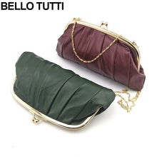 Load image into Gallery viewer, BELLO TUTTI Genuine Leather Long Purse Women Girls Shoulder Bag Card Holder Wallet Phone Bag Real Sheepskin Fashion Change Purse