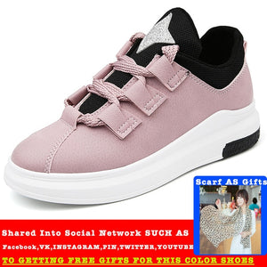 Fujin Brand 2018 ladies shoes platform shoes sneakers women autumn shoes  for women flats lace up breathable sport casual