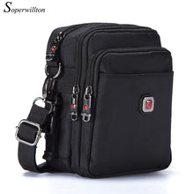 Load image into Gallery viewer, Soperwillton Brand Men&#39;s Bag Messenger Bag Waterproof Men Belt Bag Oxford 1680D Zipper Bag Crossbody For Male DropShipping #1052